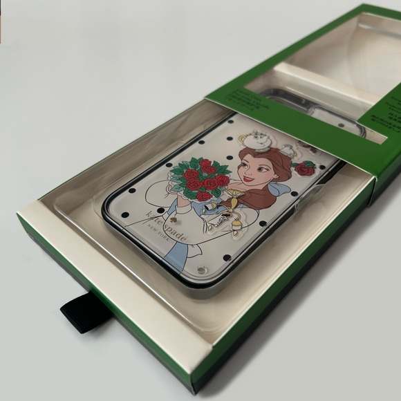♠️Kate Spade New York X Disney Beauty And The Beast iPhone 14s Phone Case NIB - Picture 2 of 5